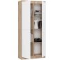 AKORD CLP Zárt Szekrény Sonoma Tölgy Fehér 8 Polcos