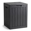 AKORD Furniture Factory Kerti Tároló Láda 113L Polipropylen Fekete Vízálló