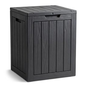   AKORD Furniture Factory Kerti Tároló Láda 113L Polipropylen Fekete Vízálló