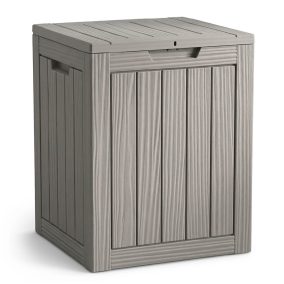   AKORD Furniture Factory Kerti tároló láda 113 l polipropylen szürke UV-szűrős