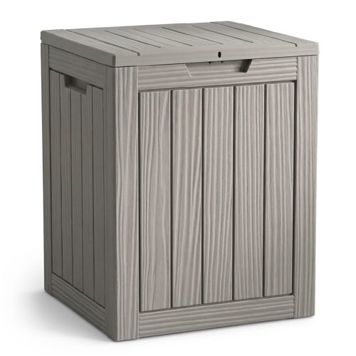 AKORD Furniture Factory Kerti tároló láda 113 l polipropylen szürke UV-szűrős