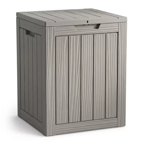 AKORD Furniture Factory Kerti tároló láda 113 l polipropylen szürke UV-szűrős