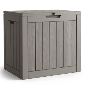   AKORD Furniture Factory Vízálló Kerti Tároló Láda 117 L Polipropylen Szürke UV Szűrős