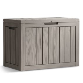   AKORD Furniture Factory Kerti Tároló Láda 170 literes Polipropylen Szürke Vízálló UV-szűrős