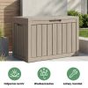 AKORD Furniture Factory Kerti Tároló Láda 170 literes Polipropylen Szürke Vízálló UV-szűrős