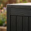 AKORD Kerti Tároló Láda 272 literes Vízálló Fekete UV-szűrős