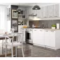 AKORD Oliwia 2.4M Konyhabútor Szett Beton-Fehér