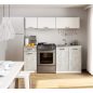 AKORD Oliwia G1 Konyhabútor Szett 180cm Fehér-Beton