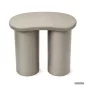   AKORD Furniture Factory Cube Dohányzóasztal MDF Szürke Dupla Hengeres Lábakkal