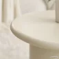   AKORD Furniture Factory MONO Kerek Dohányzóasztal MDF Krémszínű Hengeres Alappal