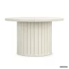 AKORD Furniture Factory NUBO Kerek Dohányzóasztal MDF Kasmír Rovátkolt Alappal