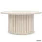   AKORD Furniture Factory NUBO Kerek Dohányzóasztal MDF Kasmír Rejtett Tárolóval