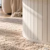AKORD Furniture Factory NUBO Kerek Dohányzóasztal MDF Kasmír Rejtett Tárolóval