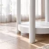 AKORD Furniture Factory Terra Kerek Dohányzóasztal MDF Fehér Polccal