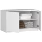 AKORD CLP Szekrény Rátét 90 cm Fehér Laminált
