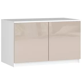 AKORD CLP Szekrényfelső Cappuccino Magasfényű 90cm