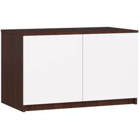 AKORD CLP Szekrényfelső Laminált Wenge-Fehér 90cm