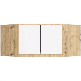AKORD CLP Artisan Tölgy Fehér Szekrény Rátét 100cm