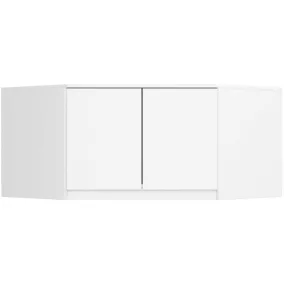 AKORD CLP Szekrény Rátét Laminált Fehér 100cm