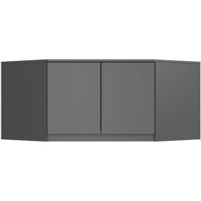 AKORD CLP Szekrényfelső Laminált Matt Grafitszürke