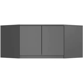 AKORD CLP Szekrényfelső Laminált Matt Grafitszürke