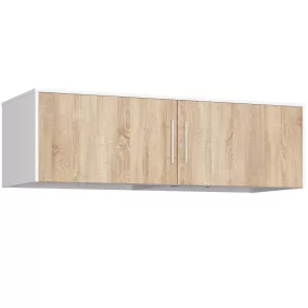 AKORD CLP Szekrény Rátét Fehér Sonoma Tölgy 150