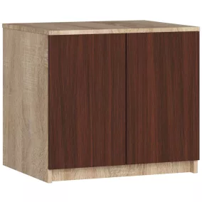 AKORD CLP Szekrény Rátét Sonoma Tölgy/Wenge 60cm