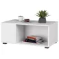AKORD Juliet Modern Dohányzóasztal Laminált Fehér
