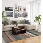 AKORD PIN Modern Dohányzóasztal Laminált Wenge