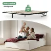 AKORD Furniture Factory fém ágyrács emelőmechanizmussal 28 léccel osztott 160x200 cm fekete