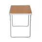   Fancy Garden ARES Összecsukható Kempingasztal Alumínium/MDF Fa Mintázatú
