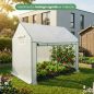   AKORD Furniture Factory Kerti Fóliaüvegház Fehér 200x140x200 cm UV Szűrővel