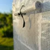 AKORD fóliasátor üvegház tunel fehér 200x300x200 cm 1 ajtó 6 ablak UV szűrő