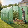 AKORD Furniture Factory Fóliasátor Tunel Fémkapuval 6 Ablakkal Zöld 200x300x200 cm