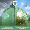 AKORD Fóliasátras Fali Üvegház Zöld 100x200x210 cm UV Szűrővel