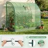 AKORD Fóliasátras Fali Üvegház Zöld 100x200x210 cm UV Szűrővel