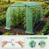 AKORD Furniture Factory kerti fóliaház alagút rolós oldalfalakkal 1 ajtó 6 ablak zöld 200x300x200 cm