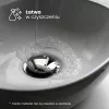 AKORD OVALIS ovális pultba építhető mosdó kerámia 41 cm fehér