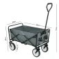   Fancy Garden TYRS Összecsukható Szállító Kocsi 145L Szürke