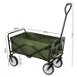   Fancy Garden TYRS Összecsukható Szállító Kocsi 145L Zöld