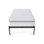   AKORD Furniture Factory Összecsukható Fém Ágykeret Matraccal 90x190 cm Fekete 6 Lábbal 10 Léccel