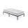 AKORD Furniture Factory Összecsukható Fém Ágykeret Rugós Matraccal 100x200 cm Fekete 6 Lábbal