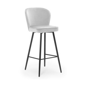 AINE L Forgó Bárszék Kárpitozott Szürke 70cm