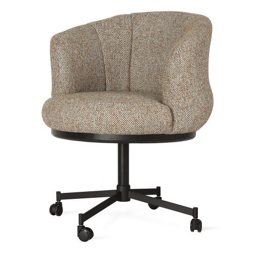 Assen Wheels Forgószék Szövet Bézs Görgős