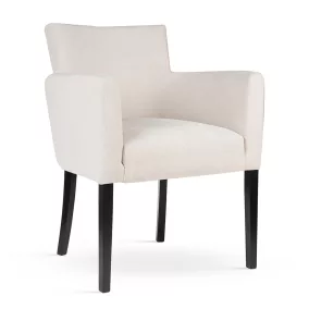 AZURRO Kárpitozott Étkezőszék Krémfehér Szövettel