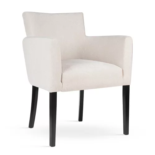 AZURRO Kárpitozott Étkezőszék Krémfehér Szövettel