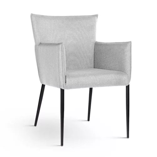 Cascada Kárpitozott Szék Szürke Fém Lábakkal