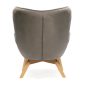 Cherub Fotel Bársony Szürke Skandináv