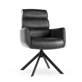 CIPHER Forgó Fotel Antracit Kárpitozással