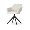 FIBI Forgó Kárpitozott Szék Bézs Szövettel Fekete Lábbal